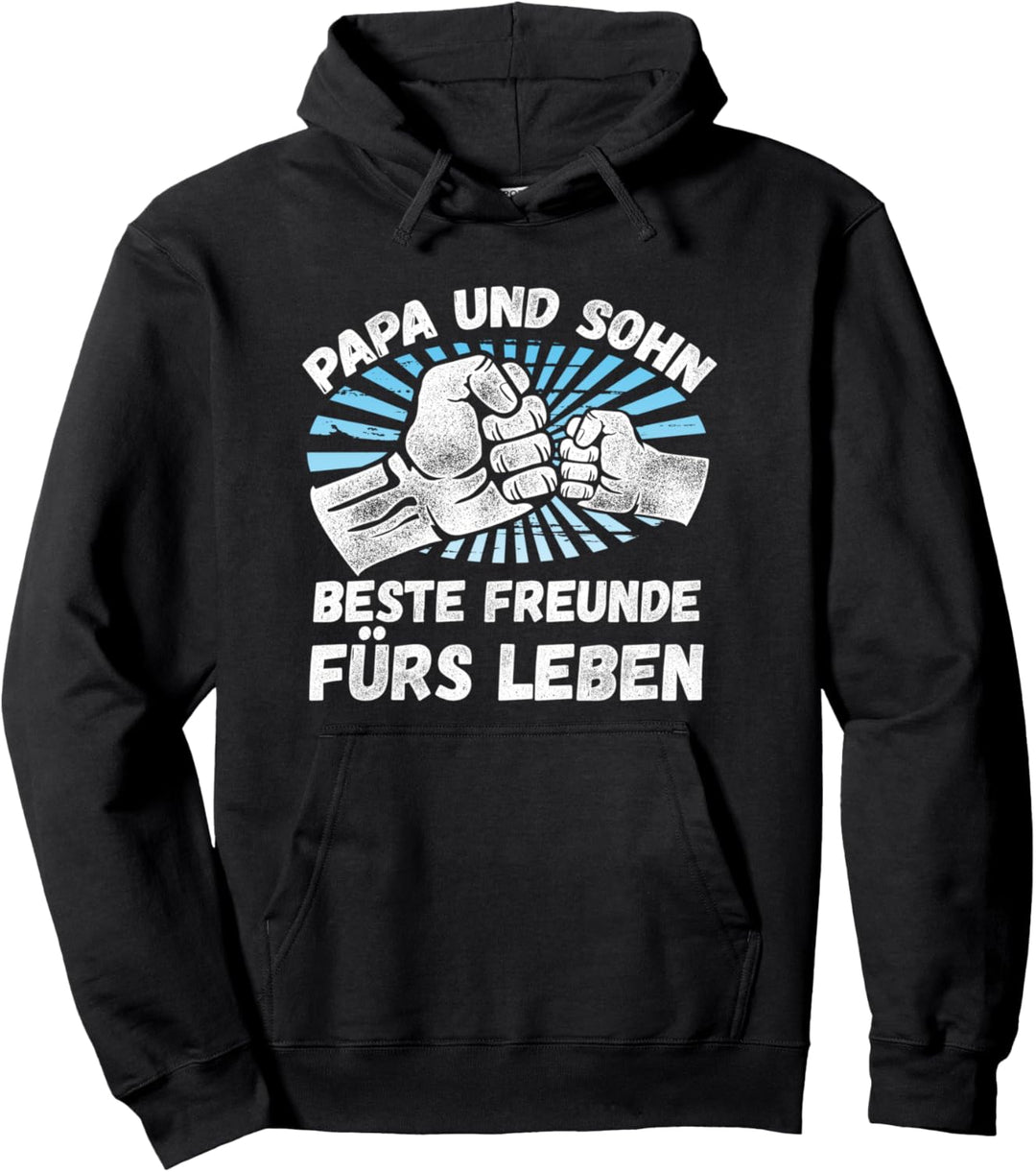 Papa & Sohn Beste Freunde fürs Leben Geschenk zum Vatertag Pullover Hoodie