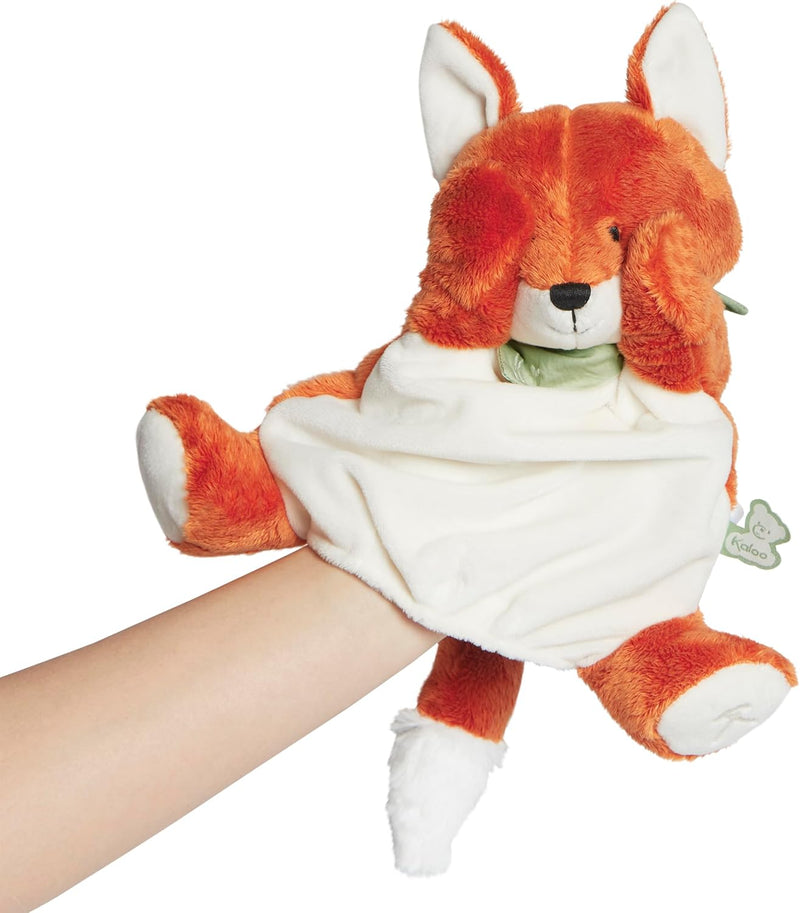 Kaloo - Les Amis - Baby Plüsch-Handpuppe Paprika der Fuchs - 24 cm - Sehr weiches Material - Ab Gebu