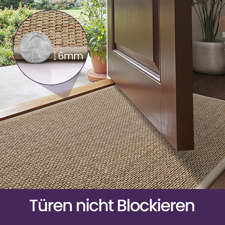 DEXI Fussmatte Innen 120 x 180 cm, rutschfest und Saugstark, Beige Beige 120 x 180 cm, Beige 120 x 1