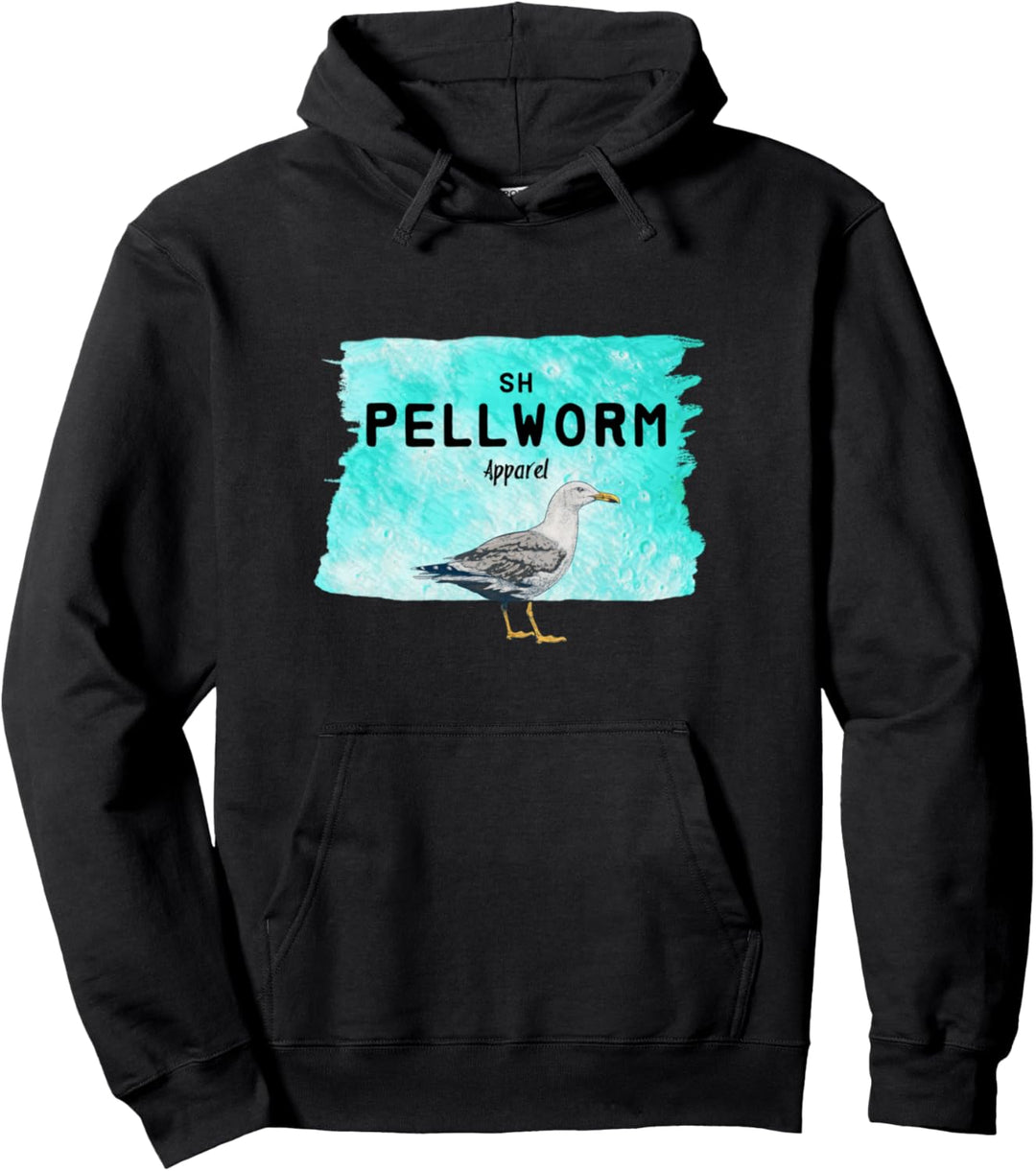 Pellworm - Nordsee Urlaub Fan Liebe - Möwe Motiv Pullover Hoodie