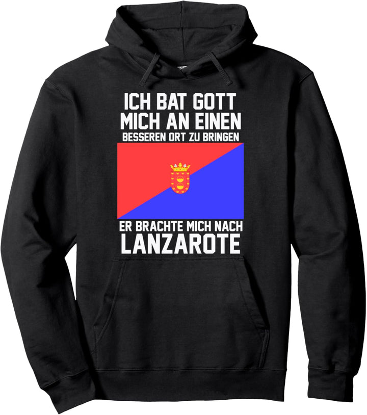 Lanzarote Insel Spanien Kanaren Urlaub Reise Pullover Hoodie