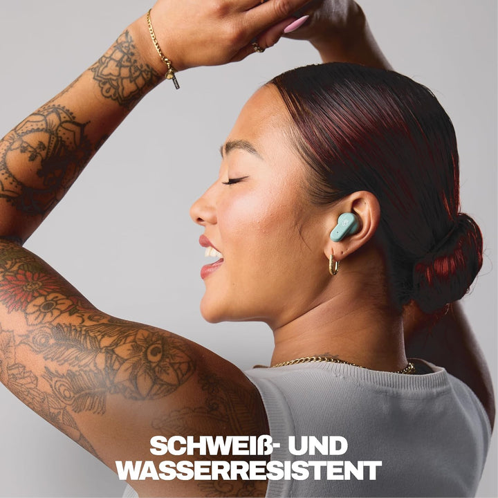Skullcandy Dime Evo In-Ear Wireless-Kopfhörer, 36 Std. Akkulaufzeit, Mikro, kompatibel mit iPhone, A