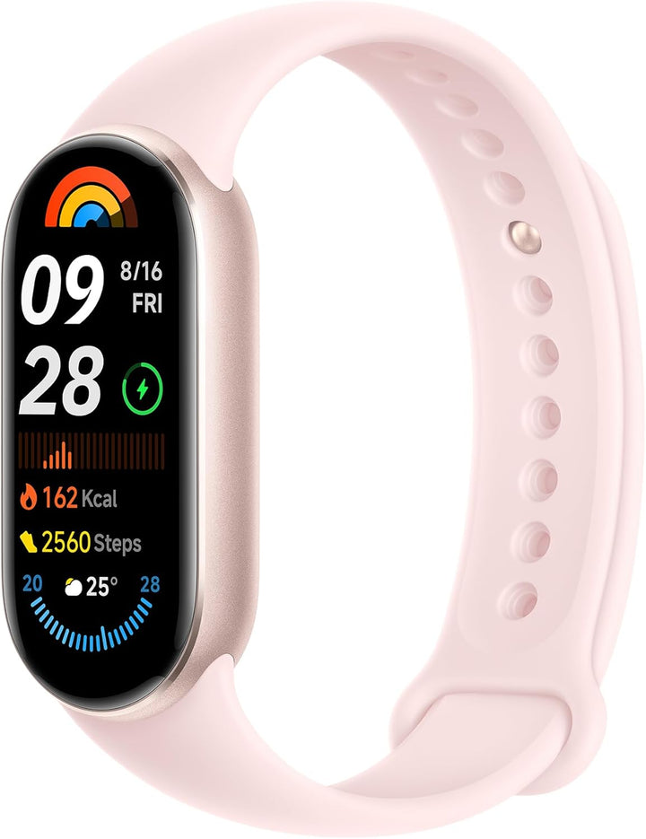 Xiaomi Smart Band 9 Fitness Tracker, AMOLED Display with 1200 Nits, Sp02 Tracking, Sleep and Heart R