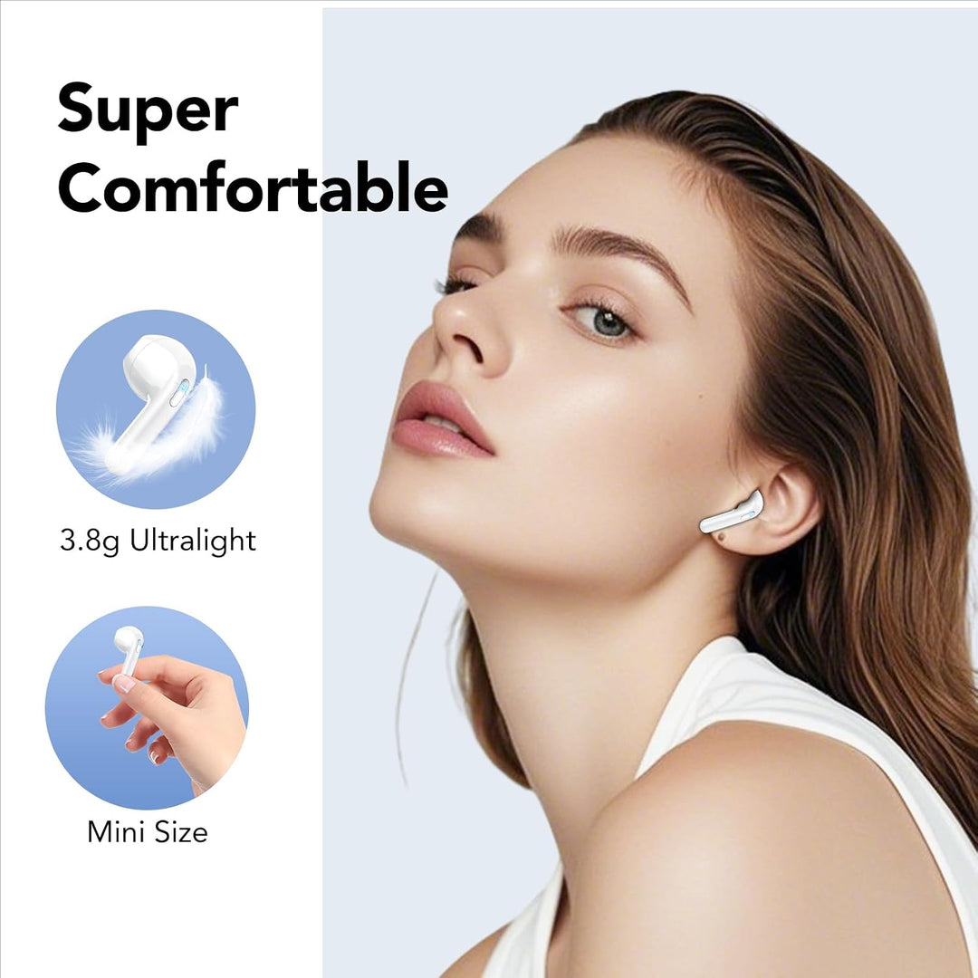 Bluetooth Kopfhörer, In Ear Kopfhörer Kabellos Bluetooth 5.4 Kabellose Kopfhörer mit 4 Mic, 2026 Kab
