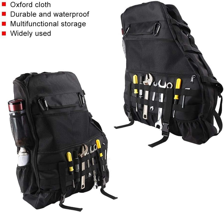 Aramox Überrollbügel-Tasche Passend für 2/4 Tür 2007-2016, Oxford Fabric Überrollkäfig-Aufbewahrungs