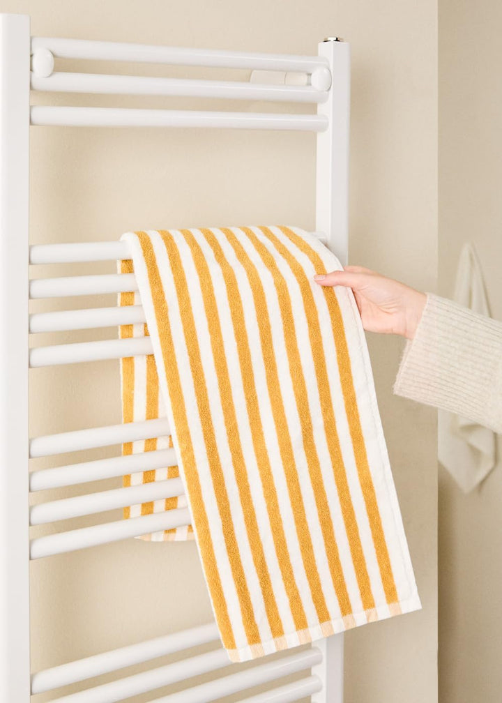 CREATE / WARM Towel Advance/Elektrischer Heizkörper mit Handtuchwärmer und WLAN, Weiss / 51,5x11x115