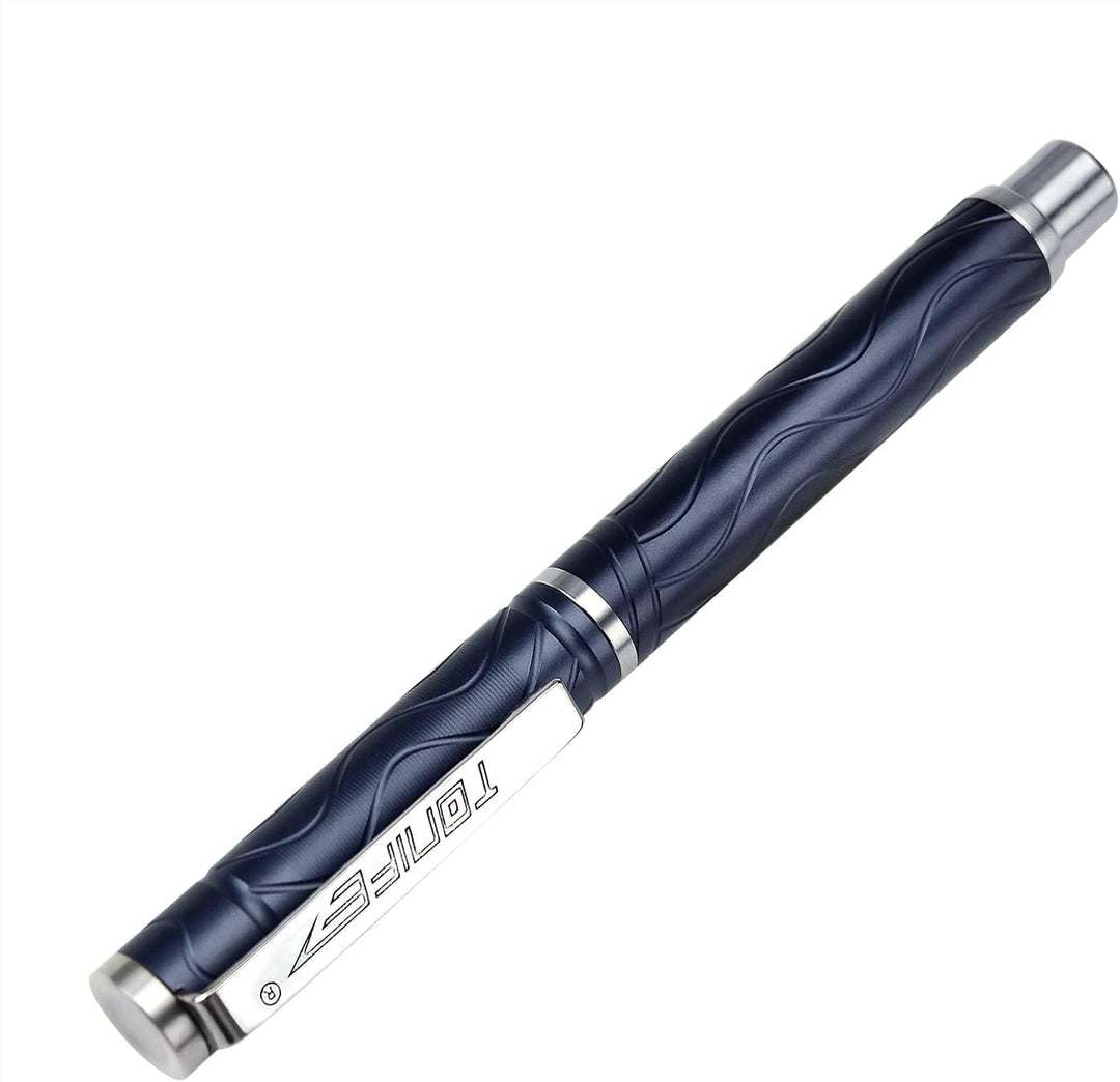 TONIFE Selbstverteidigungsstift mit Notfall-Glasbrecher-Schreibwerkzeug Self Defense Pen (Dunkelblau
