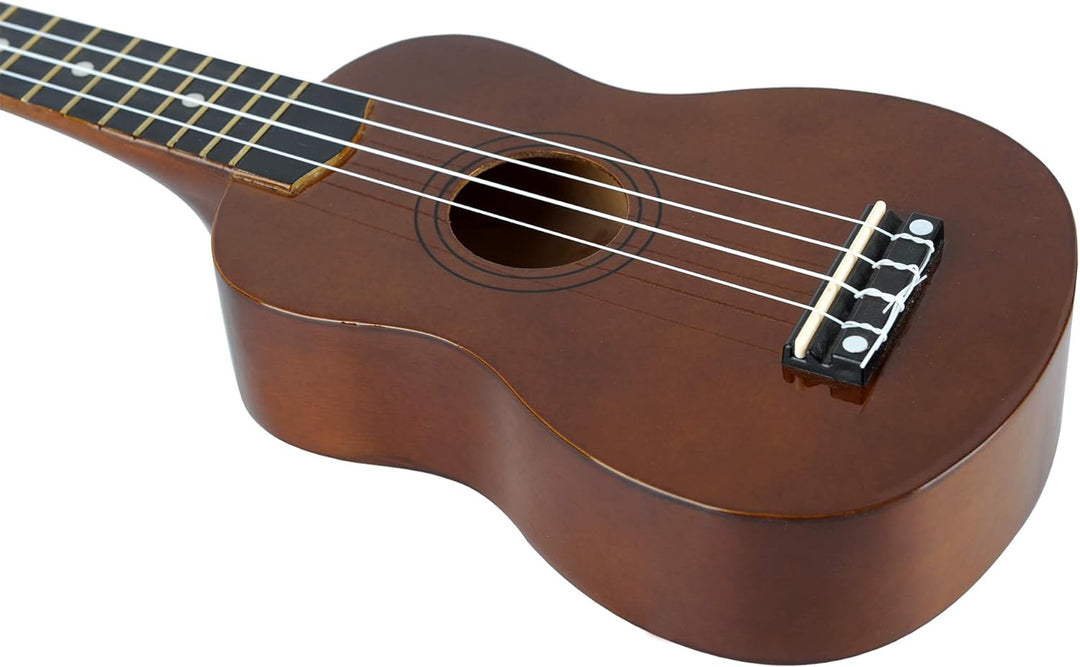 Winzz Sopran Ukulele Starter Kit für Anfänger, mit Tasche, Clip-On Tuner, zusätzlichen Saiten, Gurt,