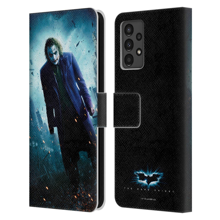 Head Case Designs Offizielle The Dark Knight Joker-Poster Wichtige Kunst Leder-Wallet-Hülle Kompatib