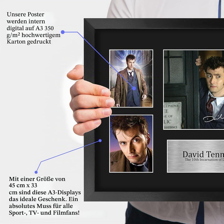 HWC Trading FR A3 David Tennant Dr Who Geschenke Gedruckt Signiert Autogramm Bild Für Fernsehshow Fa
