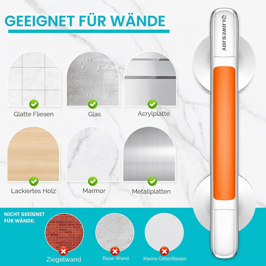 Haltegriff Dusche, 30cm Badewannengriff, Haltegriffe Bad WC | Haltegriffe für Senioren,Haltegriff mi