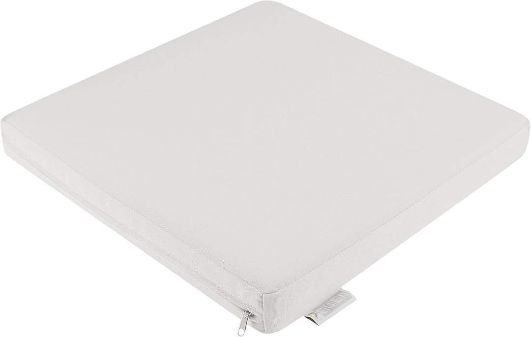7even In & Outdoor Lounge Kissen 40cm Creme/Wasserfestes Kissen 40 x 40 x 5 cm Creme 40cm, Creme 40c