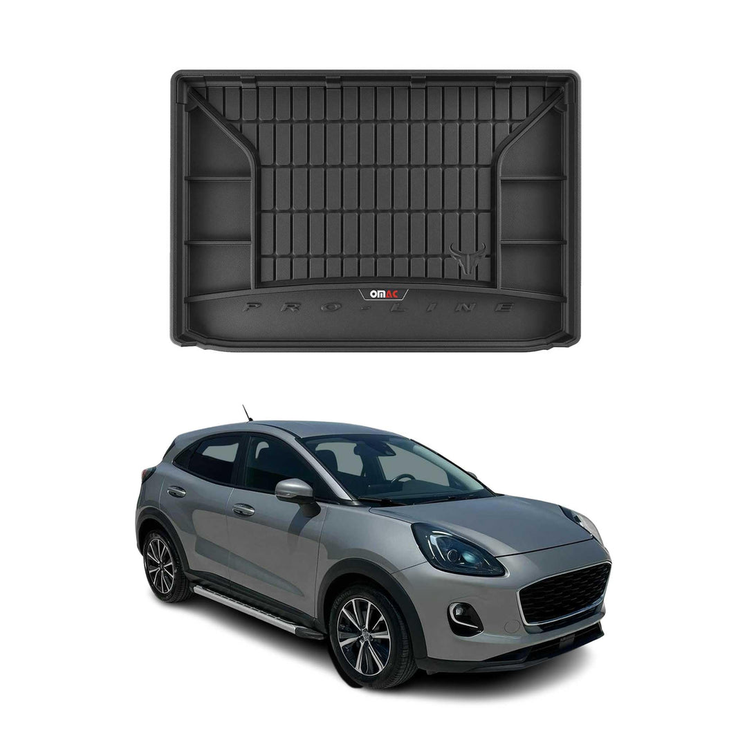Kofferraumwanne Laderaumwanne kompatibel mit Ford Puma 2019-2023 OMAC Premium 3D Schwarz Puma 2019 F