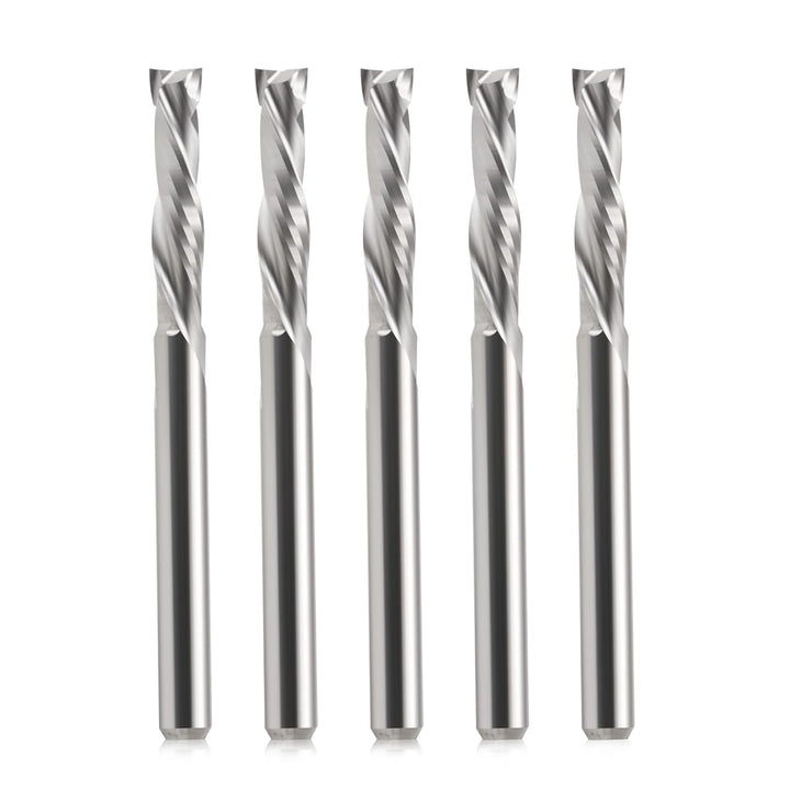 EU_HOZLY 3.175x15mm UP & DOWN Schneiden Sie zwei Flöten Spiral Hartmetallwerk Werkzeugschneider für