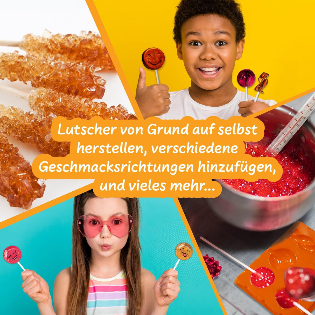 Science4you Lollipops Maker für Kinder im Alter von 8 9 10 11+ Jahren – Süssigkeiten-Herstellungsset