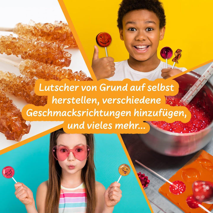 Science4you Lollipops Maker für Kinder im Alter von 8 9 10 11+ Jahren – Süssigkeiten-Herstellungsset