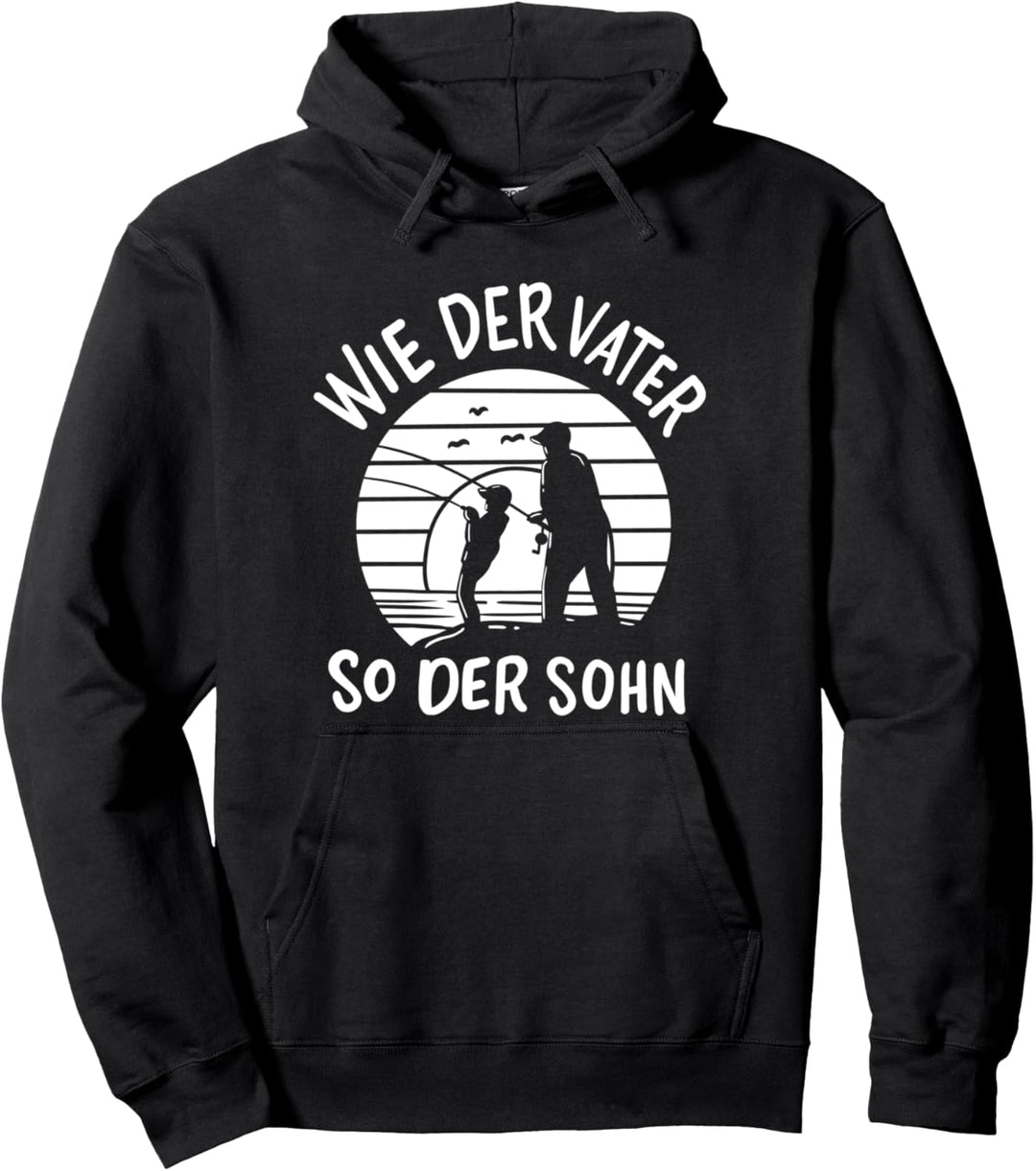 Angler Angeln Fischen Sportangler Vatertag Hobbyangler Pullover Hoodie