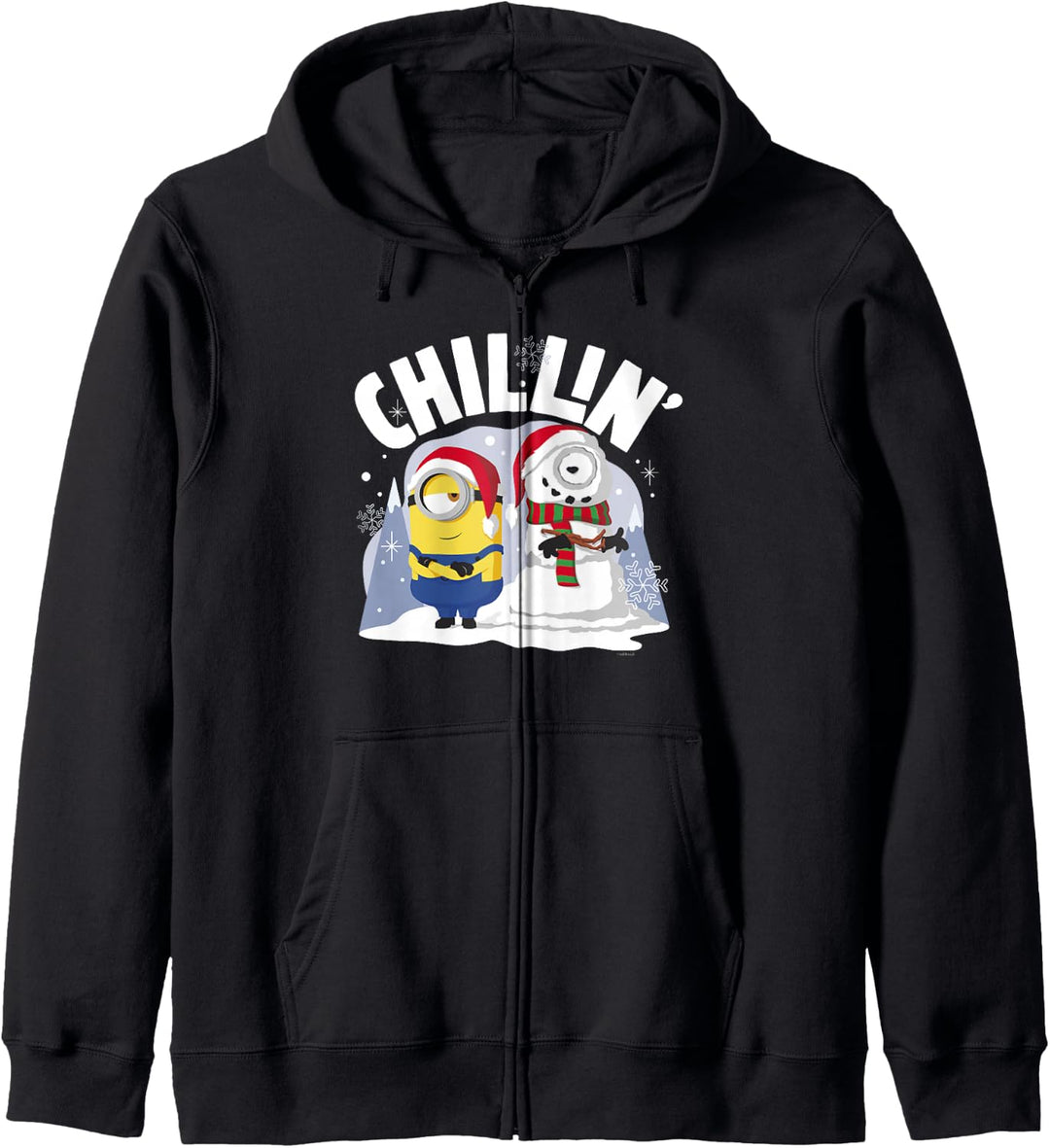 Minions Christmas Dave And Snowman Chillin&