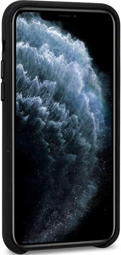 STILGUT Handyhülle kompatibel mit iPhone 11 Pro Max Hülle mit Kartenfach, Case aus Leder, Kartenhüll