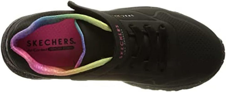 Skechers Damen Uno Stand On Air Sneaker 30 EU Schwarz, 30 EU Schwarz