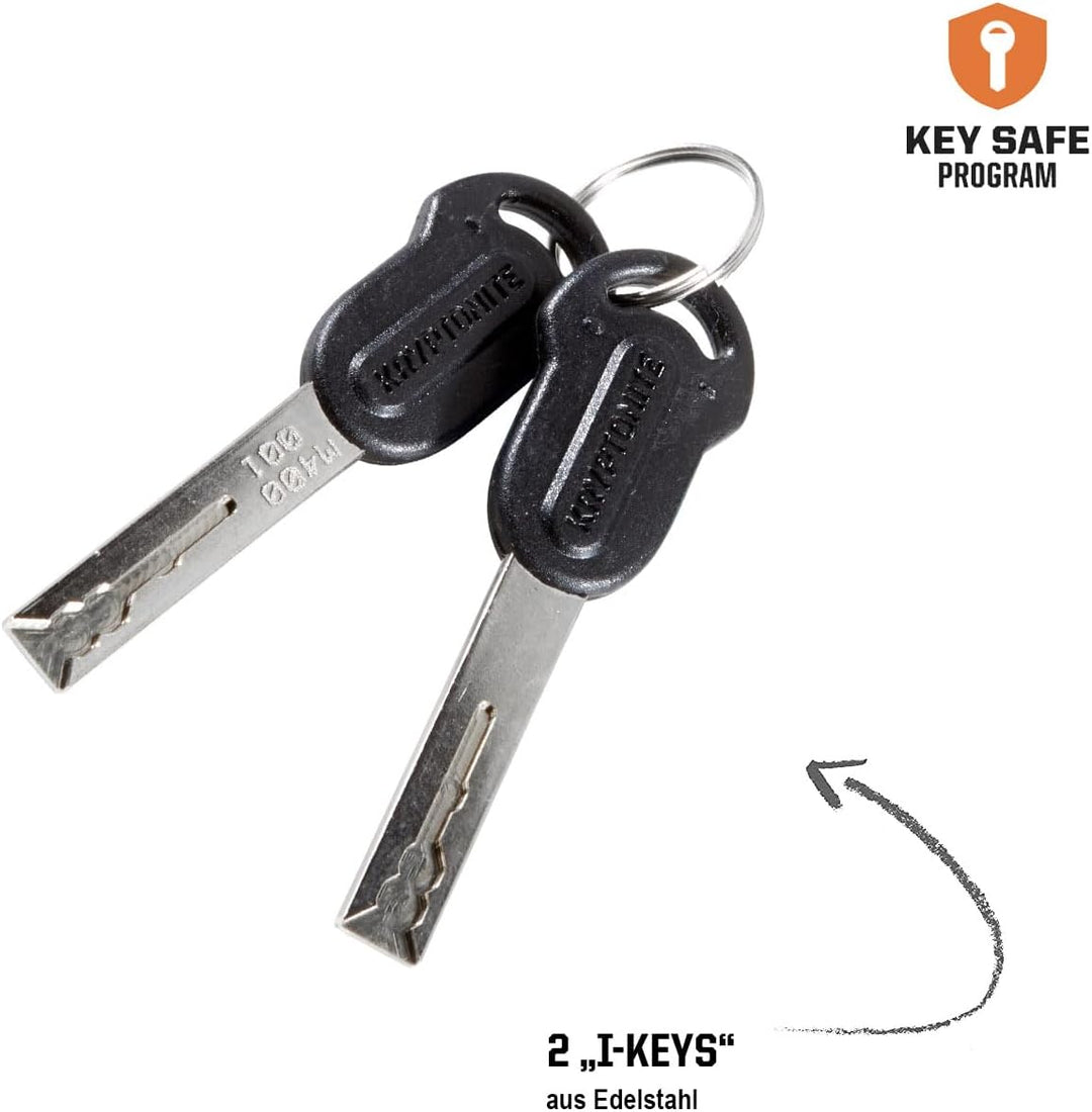 Kryptonite Keeper 510 Schlösser Schwarz 3mm/100cm 3mm/100cm Keeper 510 Foldable (3mm/100cm) Single,