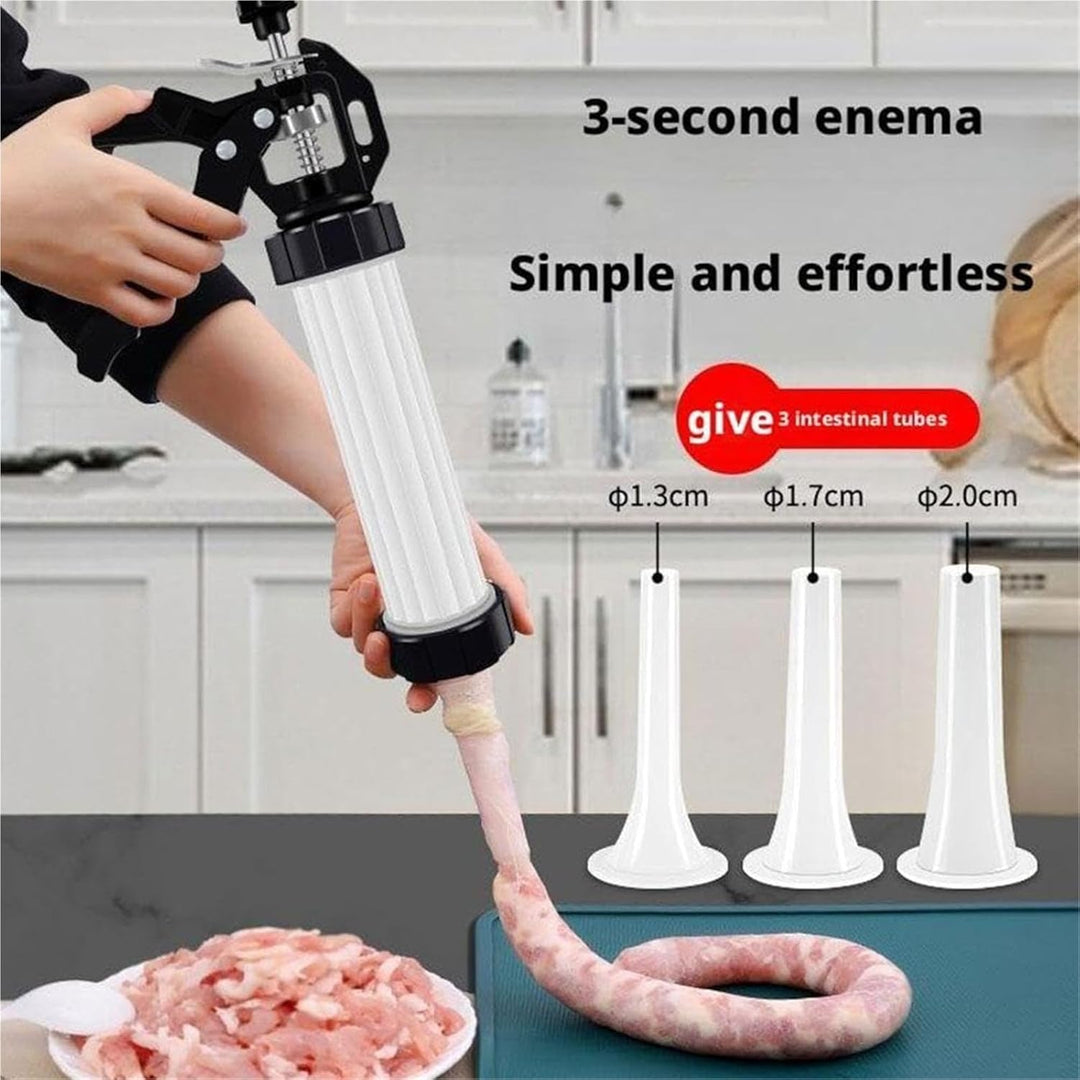 Pickup-füller Wurstfüller Manuell Fleischfüllmaschinen, Wurstspritze Per Hand Würstchenmaschinen, 3