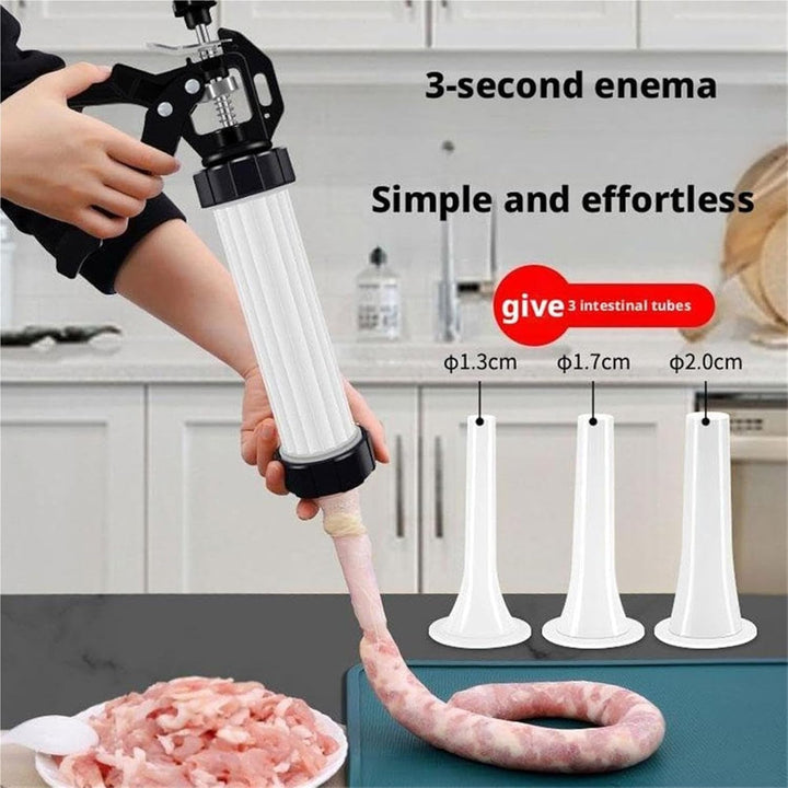 Pickup-füller Wurstfüller Manuell Fleischfüllmaschinen, Wurstspritze Per Hand Würstchenmaschinen, 3