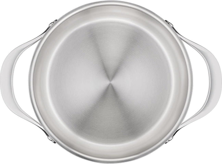 Lagostina Orchestra Kochtopf mit Deckel und zwei Griffen aus Edelstahl 18/10, Ø 20 cm, 3-lagiger Lag