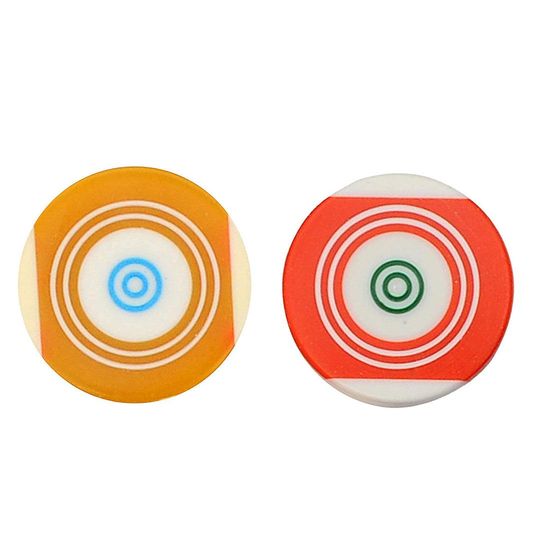 Stonkraft Carrom Board Striker Standardgrösse mit Etui (2er Pack) - Keine Farb-/Designwahl