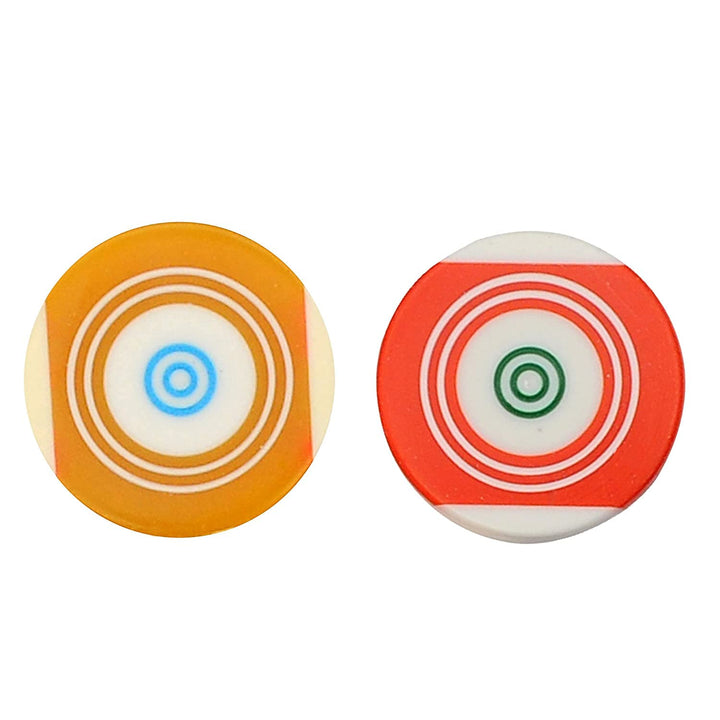 Stonkraft Carrom Board Striker Standardgrösse mit Etui (2er Pack) - Keine Farb-/Designwahl