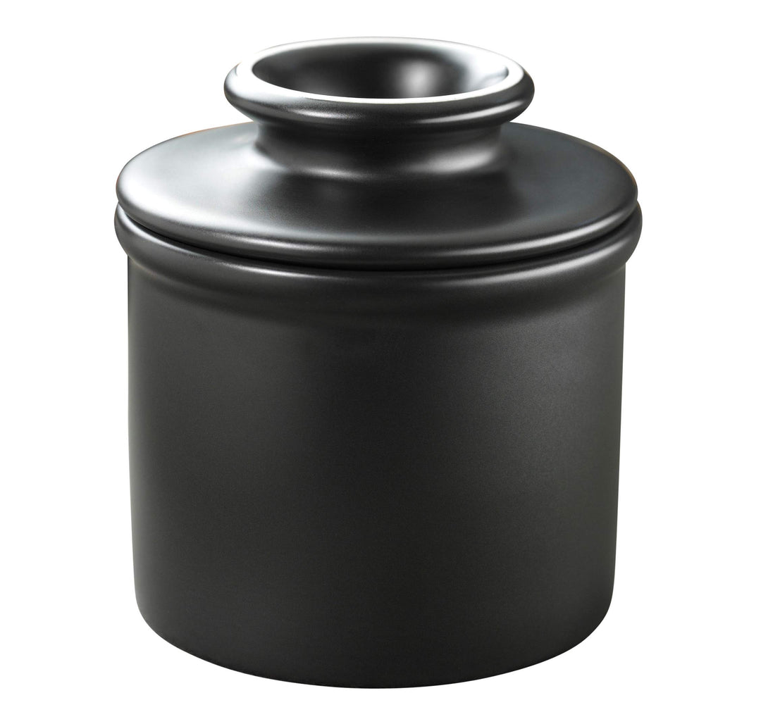 The Original Butter Bell Crock by L. Tremain Retro & Matte Collection – Classic Ebony