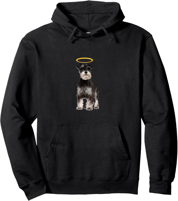 Holy Dog Miniature Schnauzer 2 Pullover Hoodie