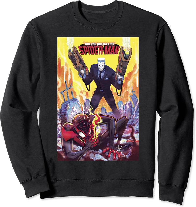 Marvel Miles Morales Spider-Man Comic Cover Sweatshirt
