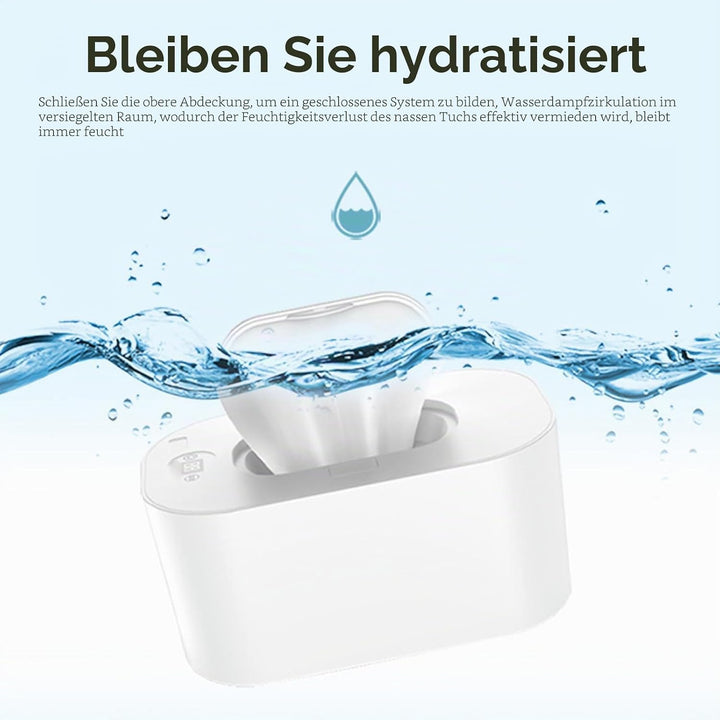 Tragbare Feuchttücher-Heizung, Heizbox mit Konstanter Temperatur für den Haushalt (Weiss), Weiss