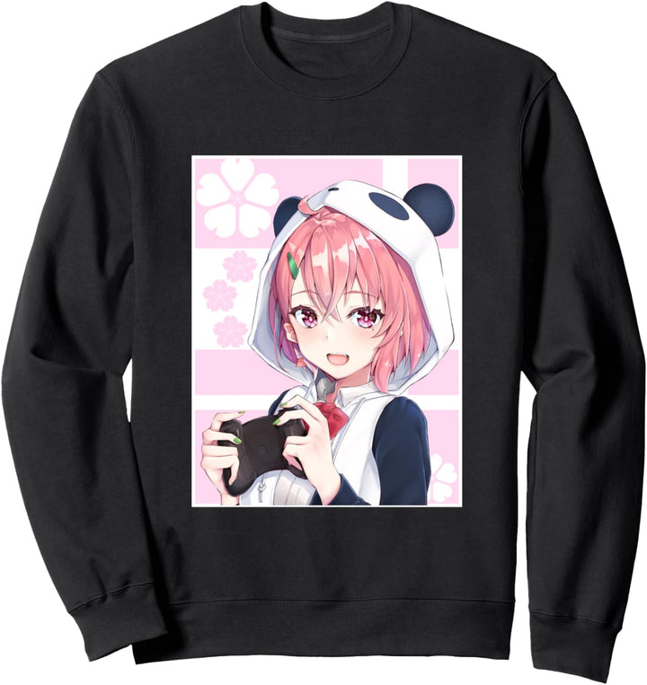 Anime Girl Japanische Ästhetik Anime Otaku Sweatshirt