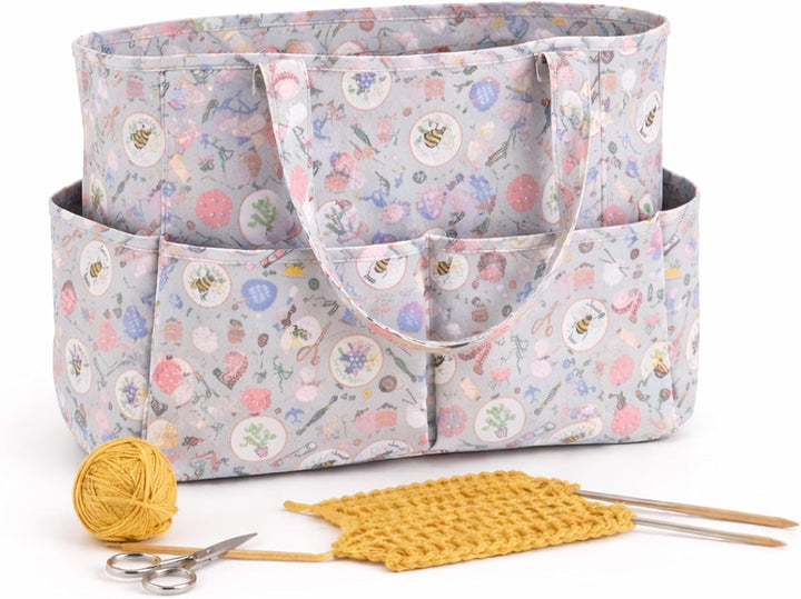 Hobby Gift MRB 86 Sac de rangement artisanal exclusive, Cotton, Hausgemacht, 13 x 34.5 x 29cm 13 x 3