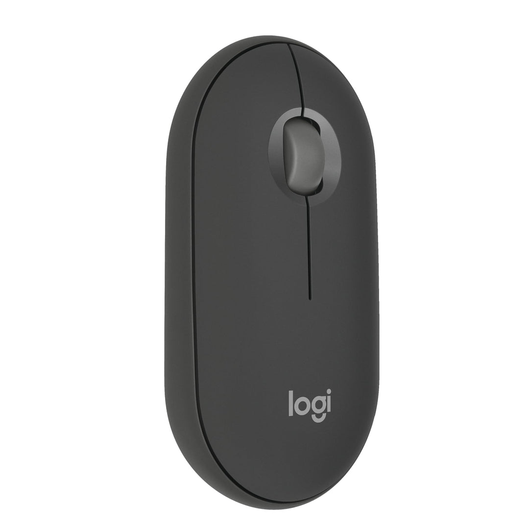 Logitech Pebble Mouse 2 M350s schlanke kabellose Bluetooth-Maus, mobil, leicht, anpassbare Taste, le