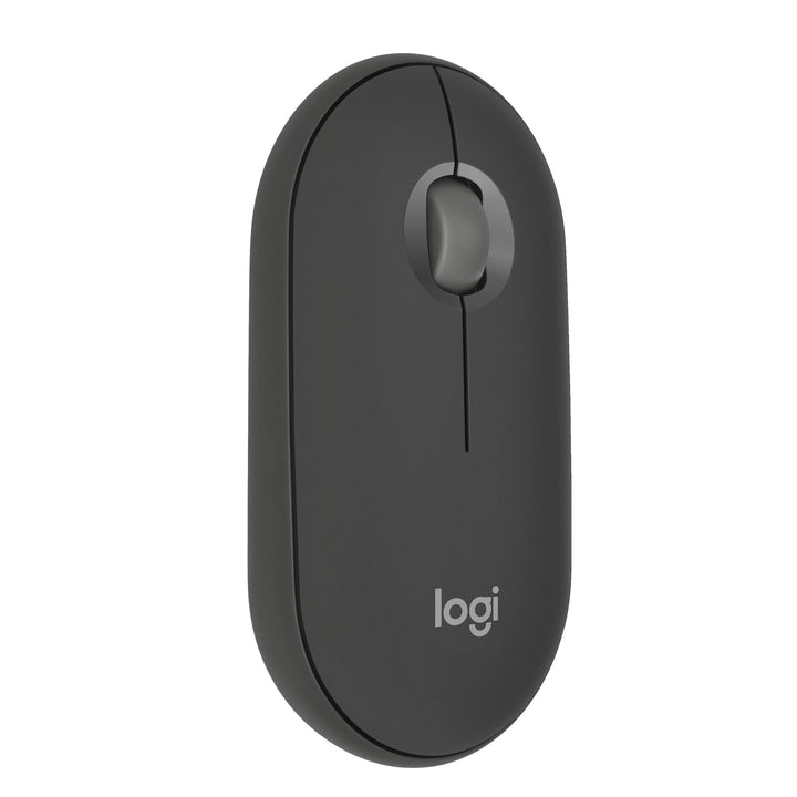 Logitech Pebble Mouse 2 M350s schlanke kabellose Bluetooth-Maus, mobil, leicht, anpassbare Taste, le
