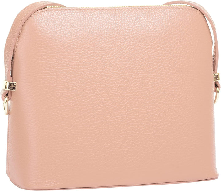 Cluty Umhängetasche echt Leder Damen - 021219 Rosa, Rosa