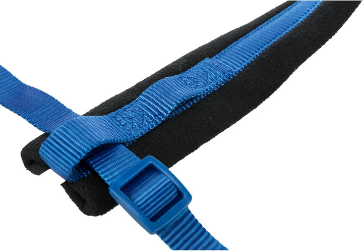 TRIXIE Premium Touren-Geschirr Grösse L: Brustumfang 60–100 cm/25 mm in royalblau - sportliches Hund
