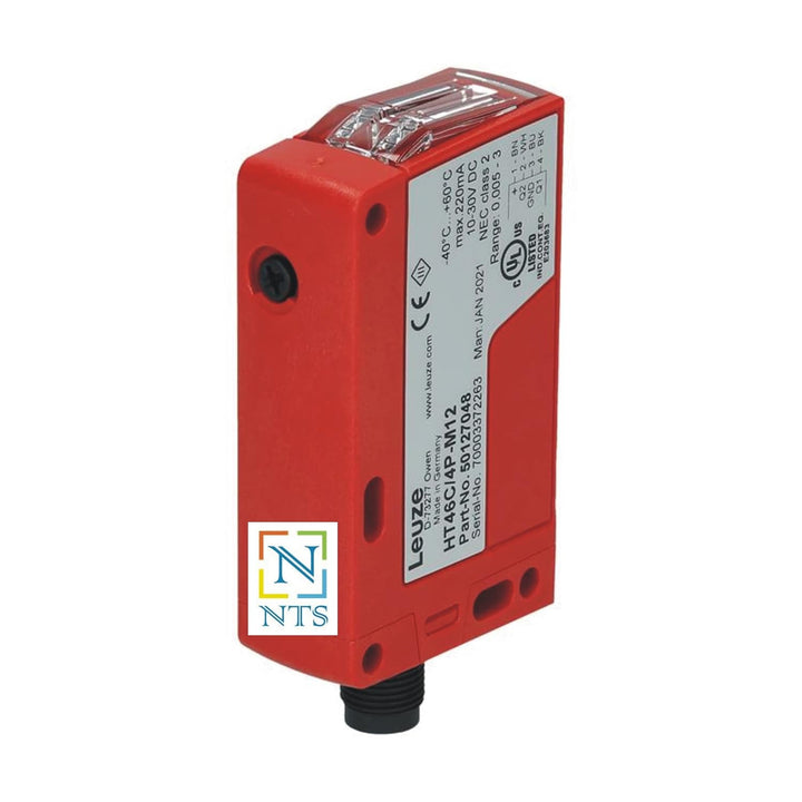 Electronic Reflexions-Lichttaster HT46C/4P-M12 50127048 Hintergrundausblendung, hellschaltend, dunke