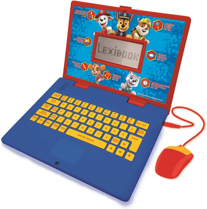 Lexibook JC598PAi4 Paw Patrol-Lern- und zweisprachiger Laptop Portugiesisch/Englisch Spielzeug für K