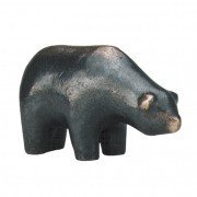Bronzeskulptur Bär, 5x9 cm, Schmelter