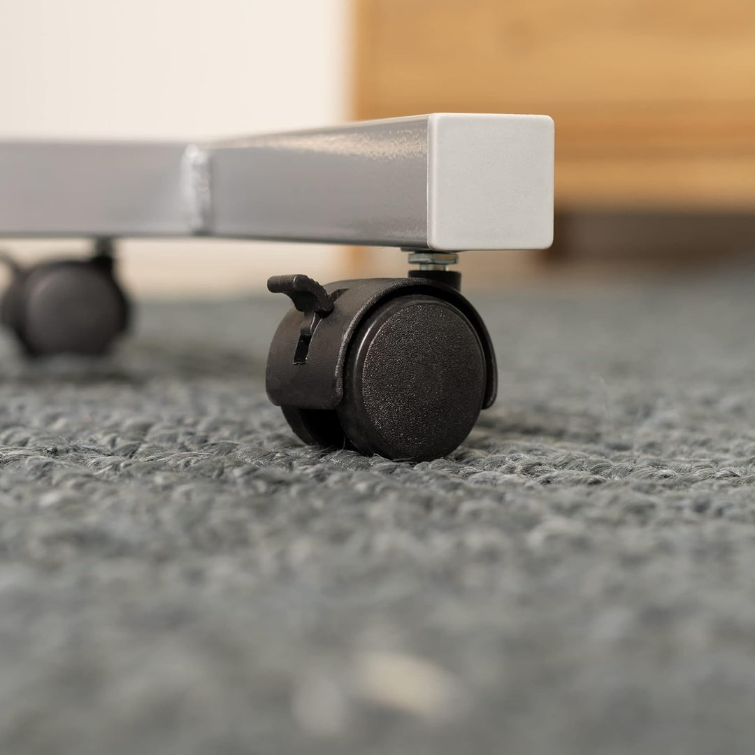 MEUBLE COSY Laptoptisch Höhenverstellbar mit Rollen Laptopständer Beistelltisch Sofatisch Nachttisch