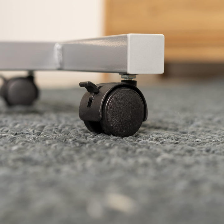 MEUBLE COSY Laptoptisch Höhenverstellbar mit Rollen Laptopständer Beistelltisch Sofatisch Nachttisch