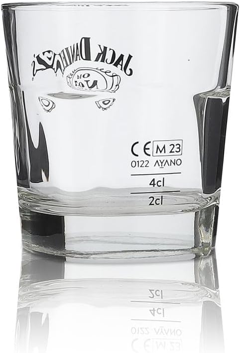 6 Jack Daniels Whisky Tumbler No 7 Bar Gläser Glas 2 cl 4 cl