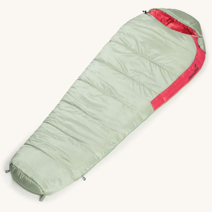 Skandika Schlafsack Gjora | Mumienschlafsack für Junior/Erwachsene/Kinder, 3-4 Jahreszeiten, Nylon-R