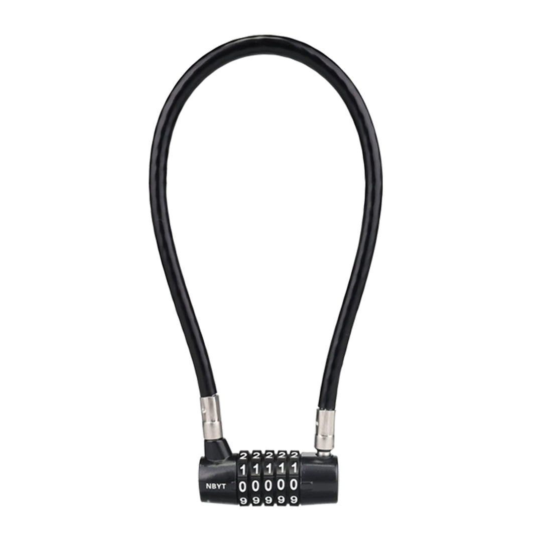 NBYT Kabel Draht Kombinations Vorhängeschloss,38cm Länge,8 mm Durchmesser, für Schranktürgriffe, Fah