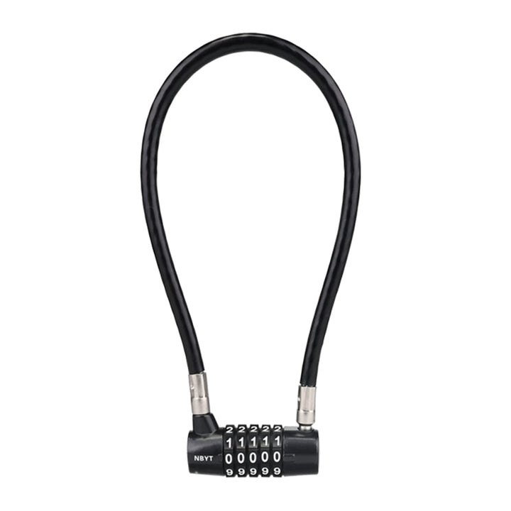 NBYT Kabel Draht Kombinations Vorhängeschloss,38cm Länge,8 mm Durchmesser, für Schranktürgriffe, Fah