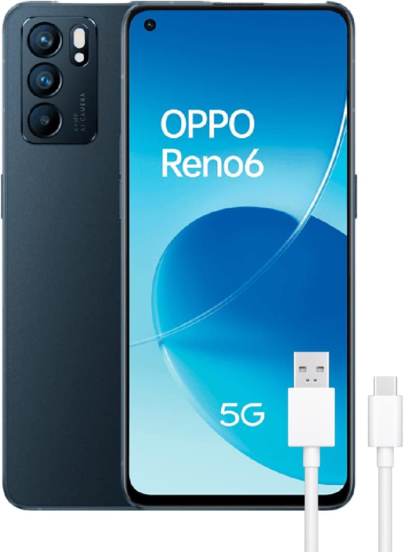 OPPO Reno6 5G, Dual, 128GB 8GB RAM, Stellar Black